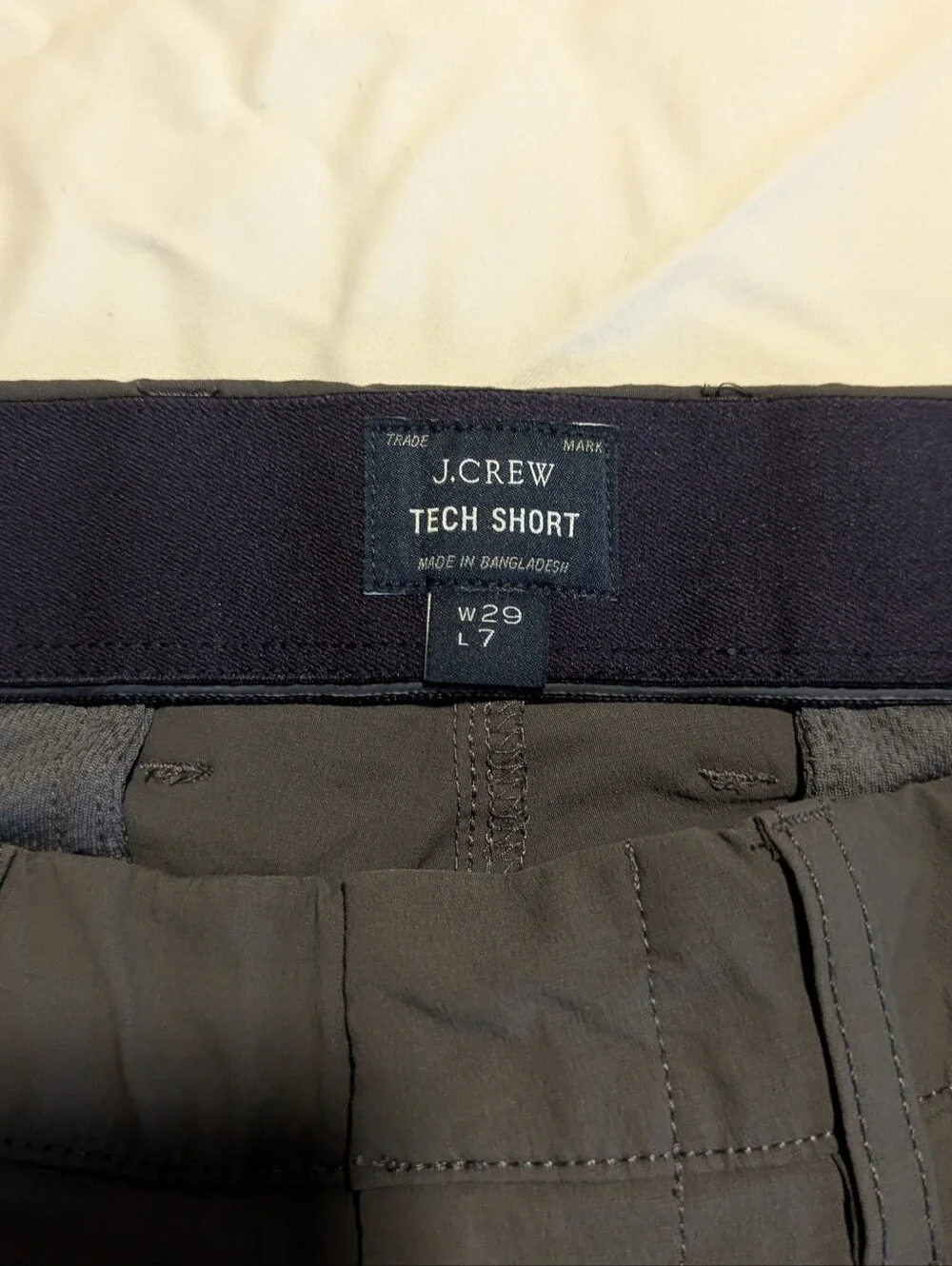 J. Crew Men's GreyTech Shorts, W29